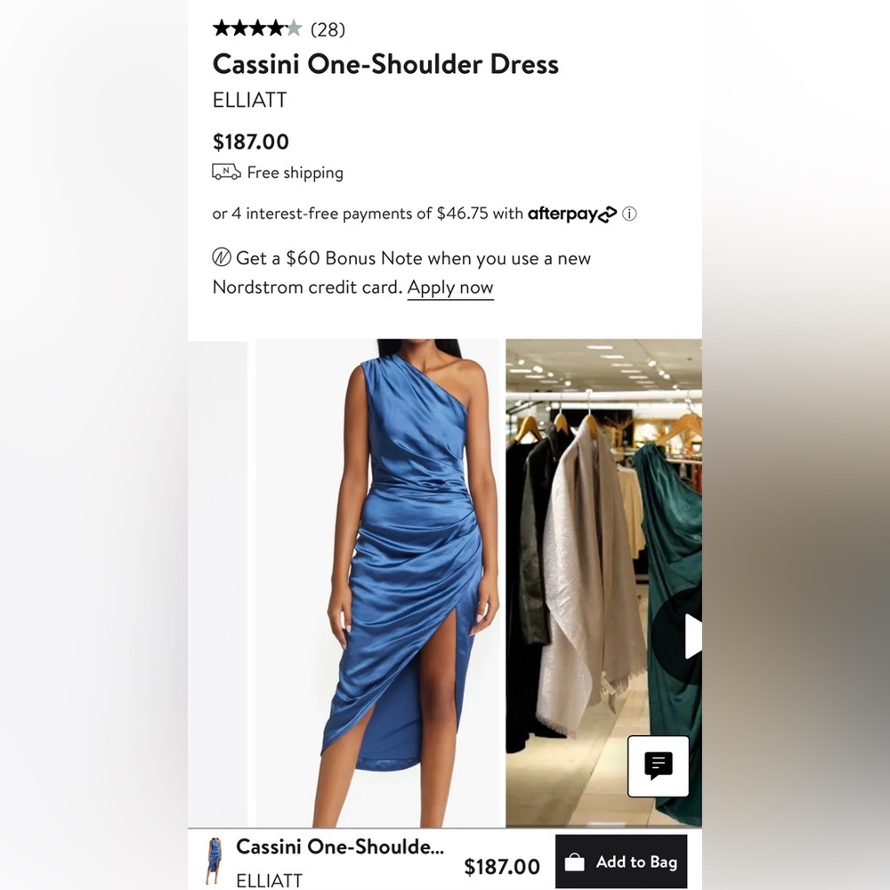 Cassini/Elliatt One-Shoulder Dress